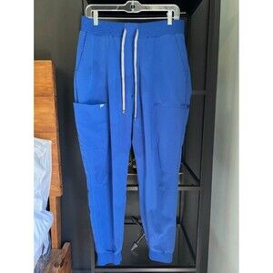 Fabletics Scrubs Joggers. Men’s Large. Blue. 4 Pocket. Drawstring.